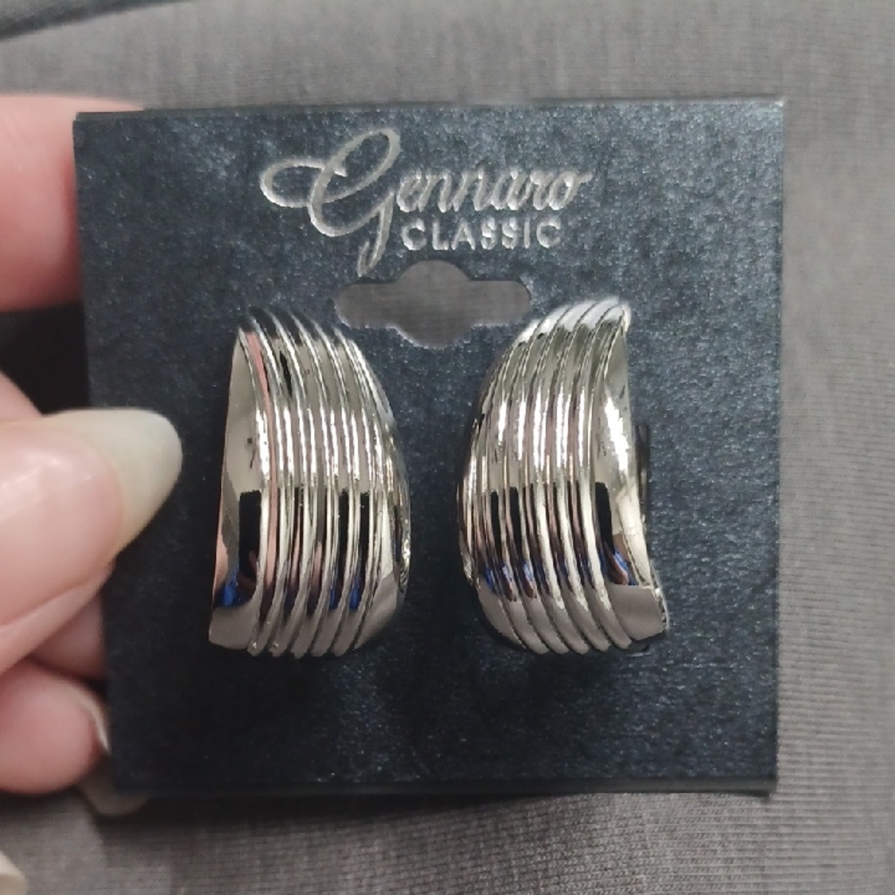 Gennaro Classic Silver Earrings